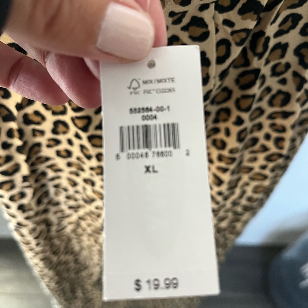 Old Navy Women XL Spandex Leopard Maxi Tank Top, NWT, Excellent Condition,summer - Picture 5 of 12